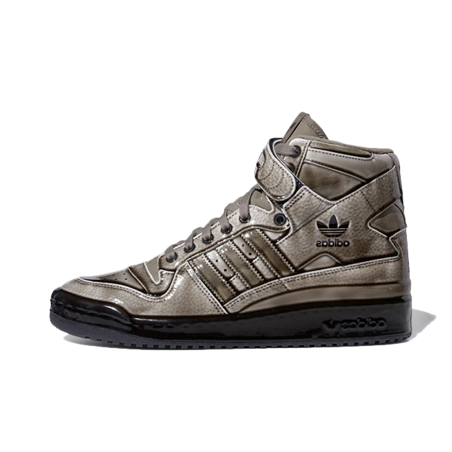 Jeremy Scott x adidas Forum Hi 'Dark Grey' - Dipped