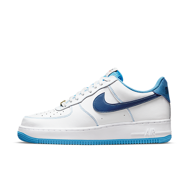 nike blue and white shoes air force 1