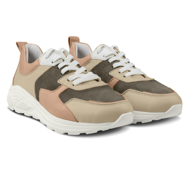 LaShoe Chunky Sneaker Beige
