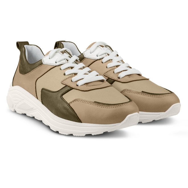 LaShoe Chunky Sneaker Khaki