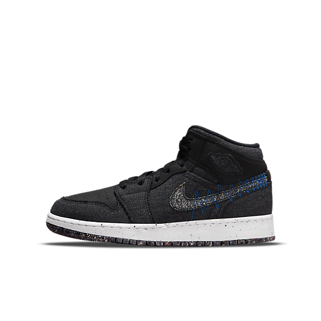 Jordan 1 Mid SE Crater Black (GS)