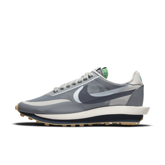 CLOT x Sacai x Nike LDWaffle 'Cool Grey' DH3114-001