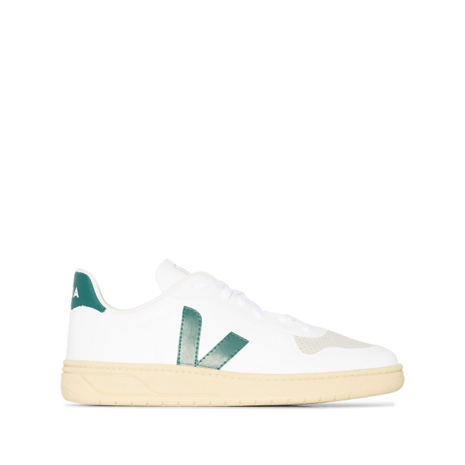 VEJA VEJA V-10 WHT GRN SNKR