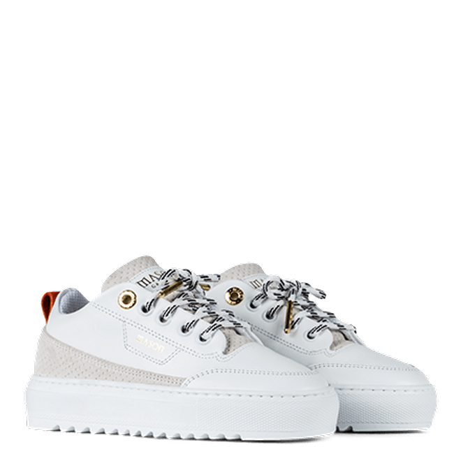 Mason Garments Kids- Torino Perforato - White-29