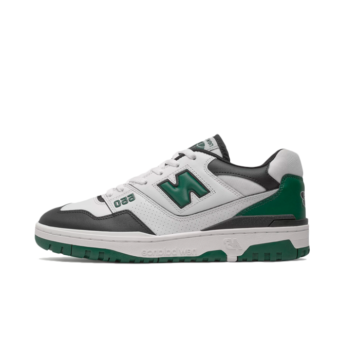 white and green new balance