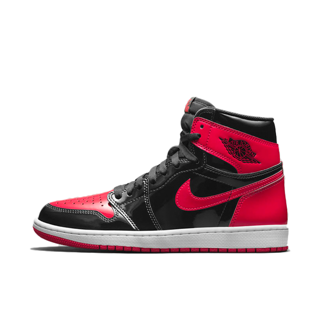 21cm】Nike PS AJ 1 High OG Patent Bred - ファッション