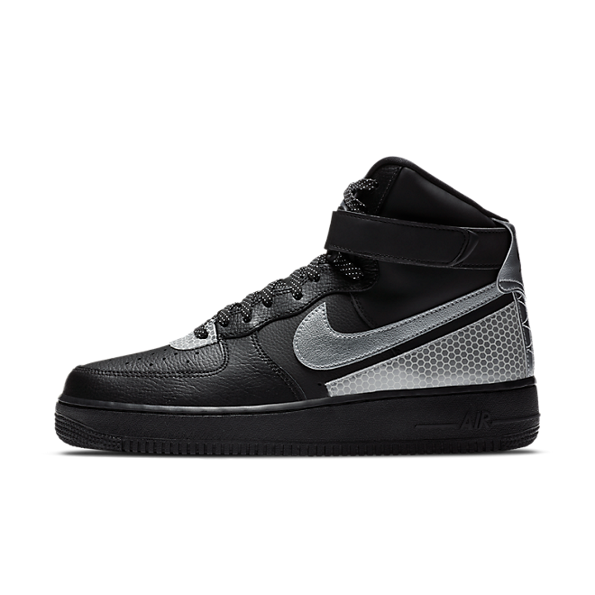 Air force 1 on sale black high top