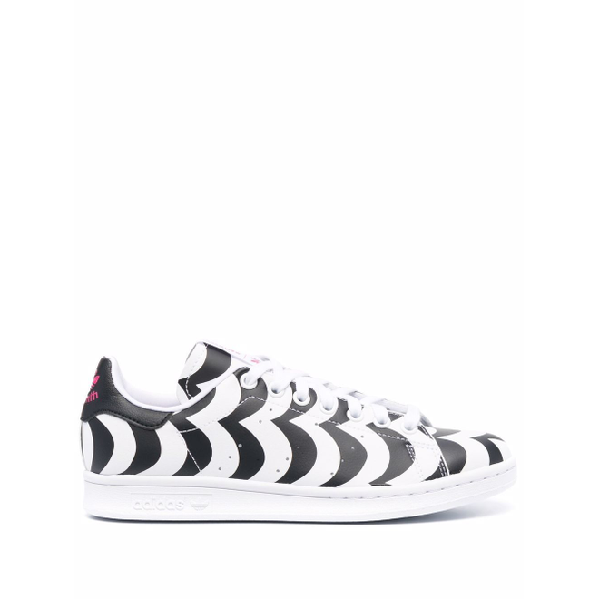 adidas scallop-print low-top