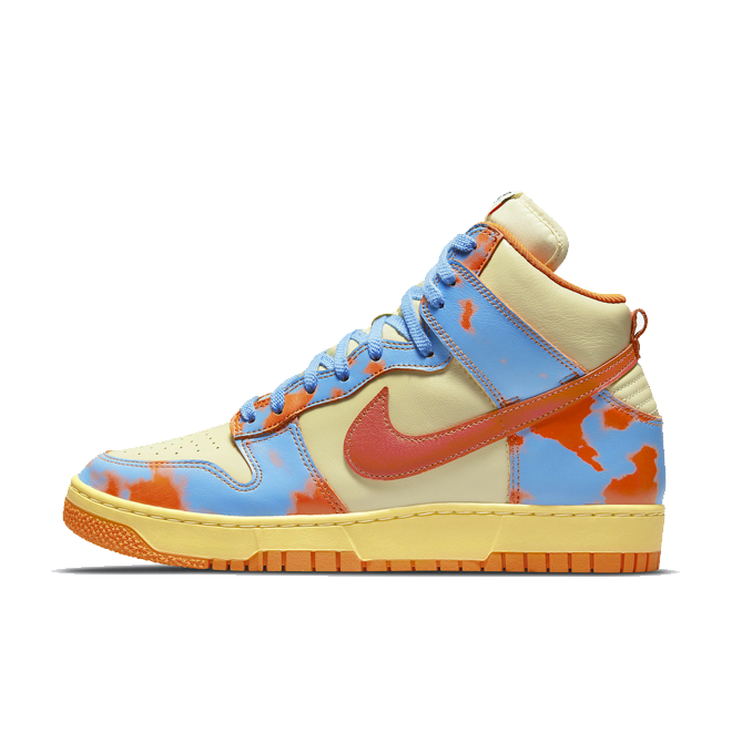 Nike Dunk High 1985 'Orange' - Acid Wash