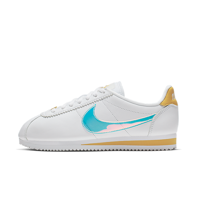 Womens Nike Classic Cortez White Topaz Gold Wmns Ci9914 100 Sneakerjagers