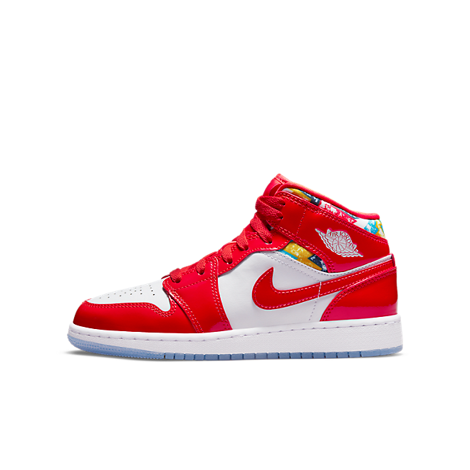 Air Jordan 1 Mid SE GS 'Chile Red' - Barcelona Sweater