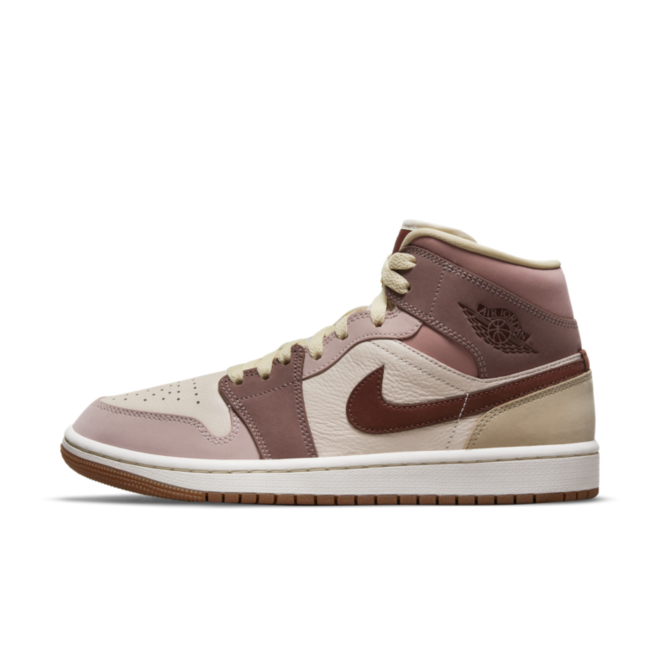 beige and pink jordans