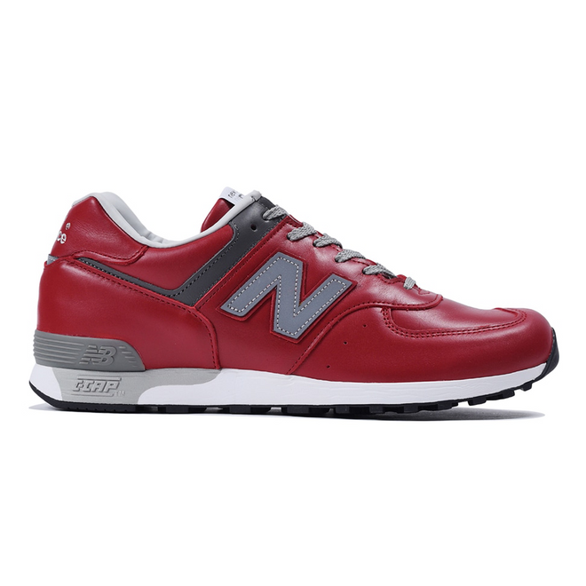 Red leather hot sale new balance