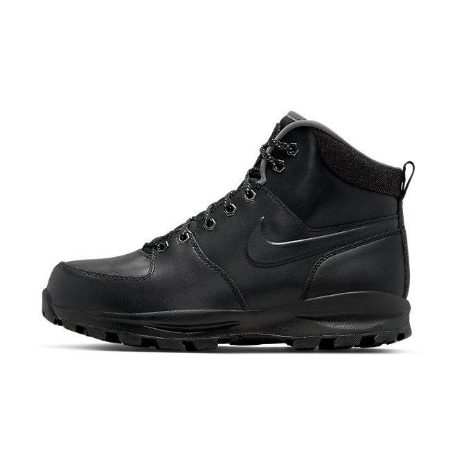 nike manoa black leather