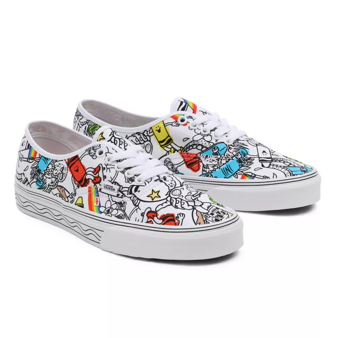 vans authentic crayola