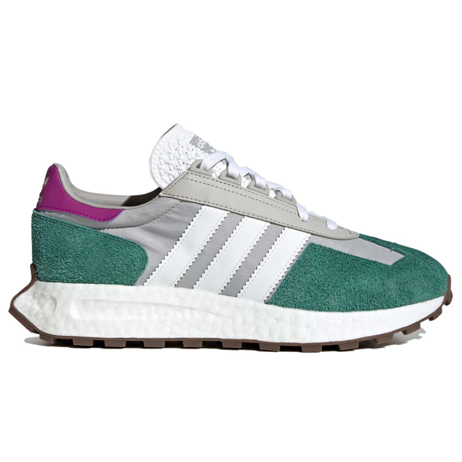 Size 7 Adidas Retropy E5 Grey Collegiate Green Mens Athletic Shoes H03076 Adidas Retropy E5 Grey Collegiate Green Men main image 2