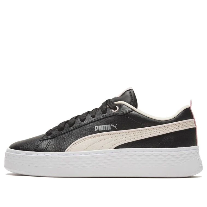 Puma Smash Platform Piping Black | 373315-01 | Sneakerjagers