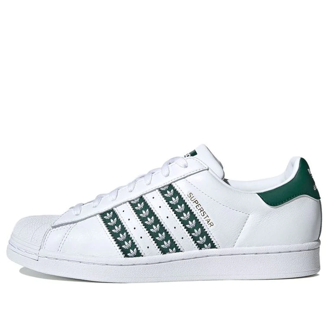 superstar green stripes