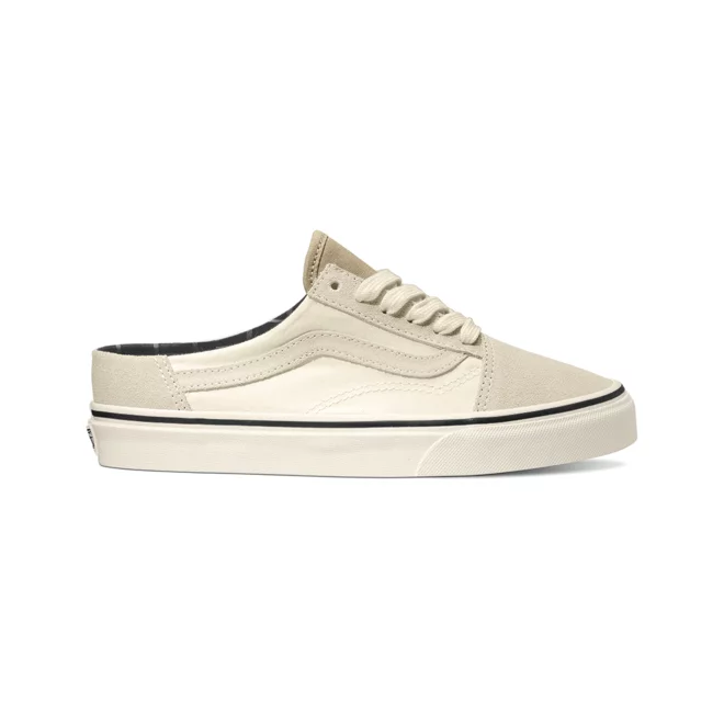 vans old skool mule white