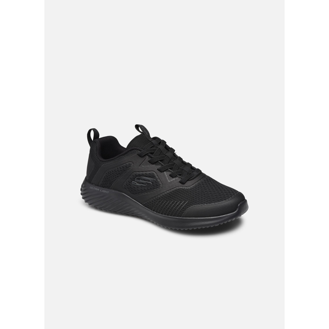 Skechers BOUNDER - Leather Overlay Lace Up Sneaker | 232279/BBK ...