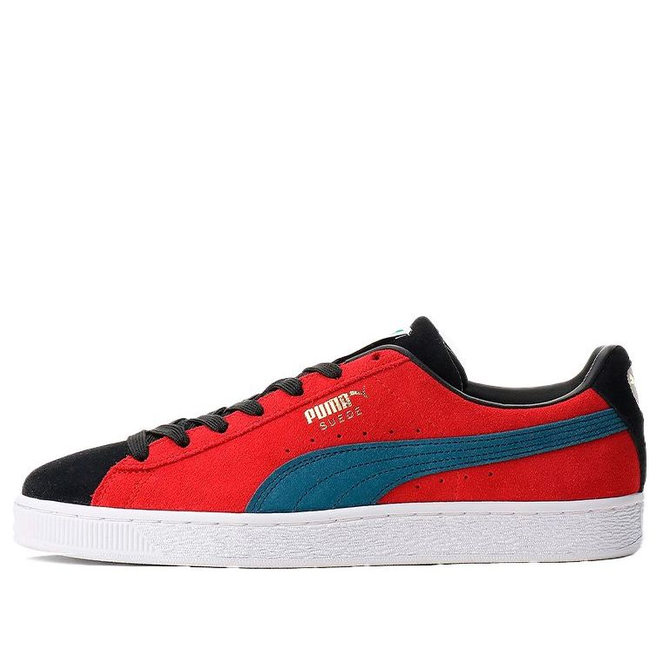 Puma suede red and sales blue