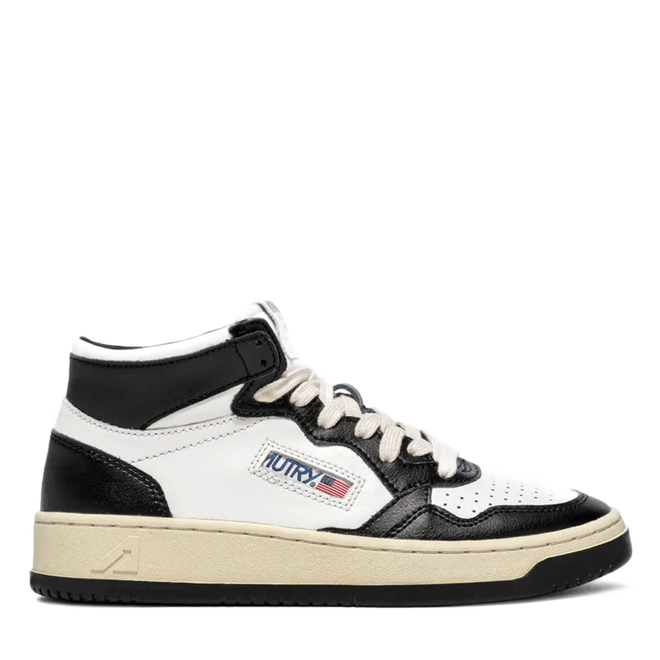 AUTRY Medalist Mid | AUMM-WB01WB01-WHITE / BLACK-40 | Sneakerjagers