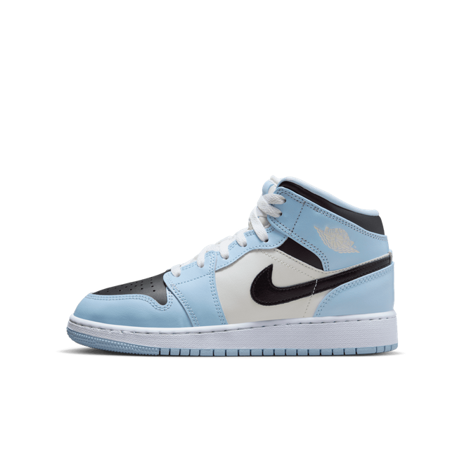 Hopelijk Ongehoorzaamheid logo Air Jordan 1 Mid GS 'Ice Blue' | 555112-401 | Sneakerjagers