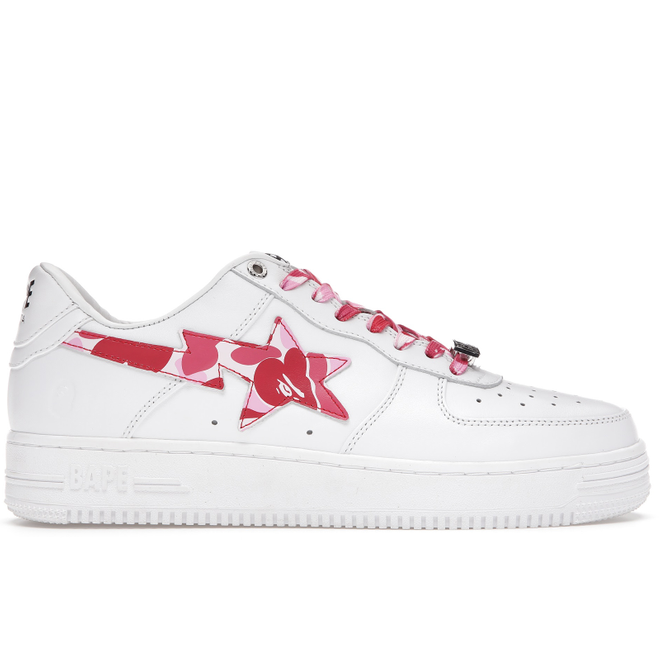 A Bathing Ape Bape Sta Low White ABC Camo Pink (2021) | 1H20191045