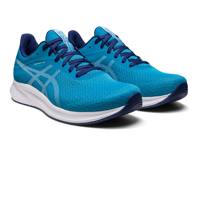 Asics PATRIOT 13 men's Running Trainers in Blue | 1011B485-402 ...