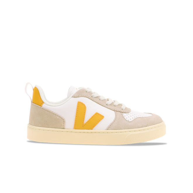 Veja V 10 L Wit Geel CX0503246C The Drop Date