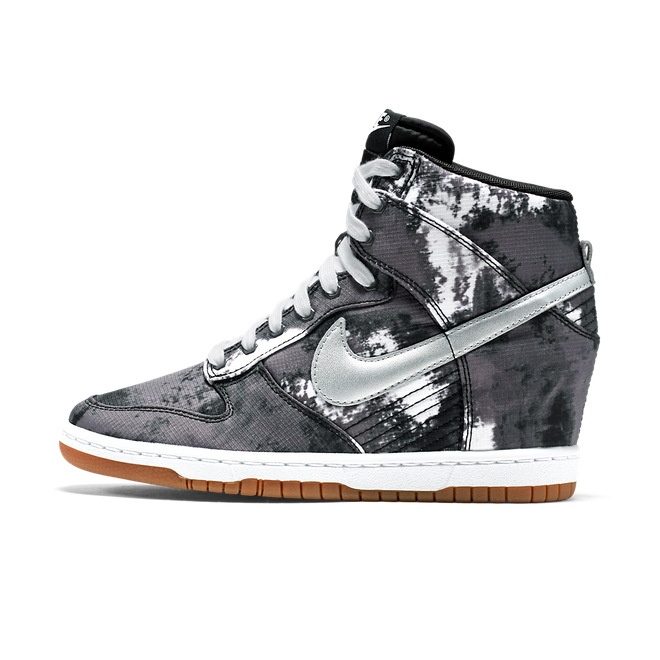 Nike dunk sky sale high zwart wit