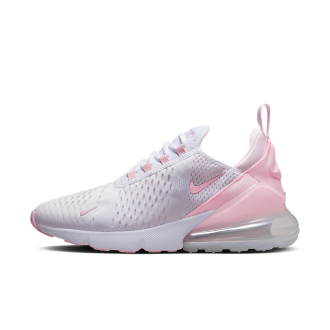 Nike air max 270 hvid og lyserod best sale