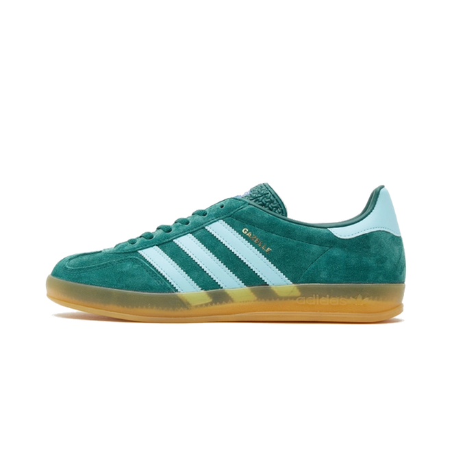 Adidas originals gazelle indoor trainer lush blue / outlet bold green