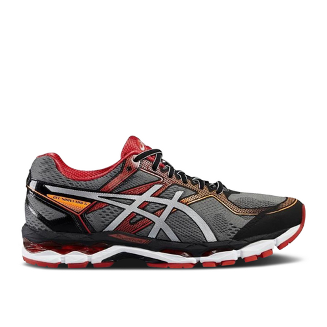 ASICS Gel Surveyor 5 Black Silver Vermilion