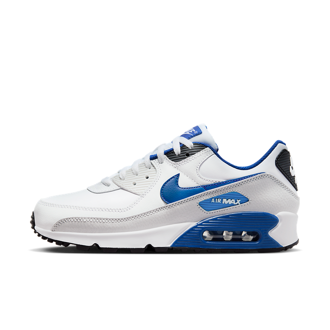 Nike Air Max 90 Leather White Game Royal Sneakerjagers