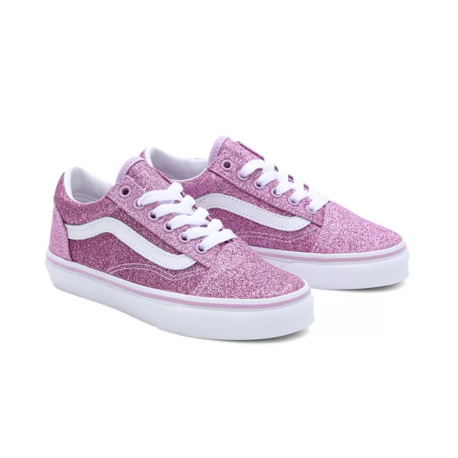 Vans rosa 2025 com glitter