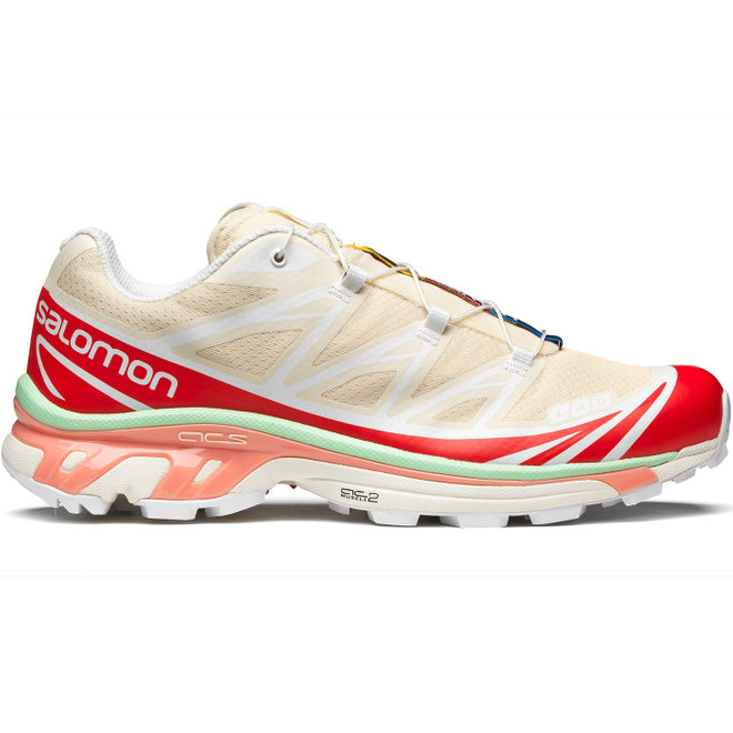 ☆Salomon☆ XT6 Shortbread Poppy Red Green Ash L47293300 Salomon XT-6 Shortbread Poppy Red Men's - L47293300 - US