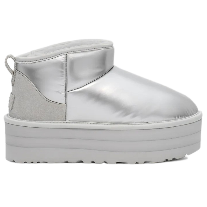 UGG Ultra Mini Platform Hi Shine Boot Grey