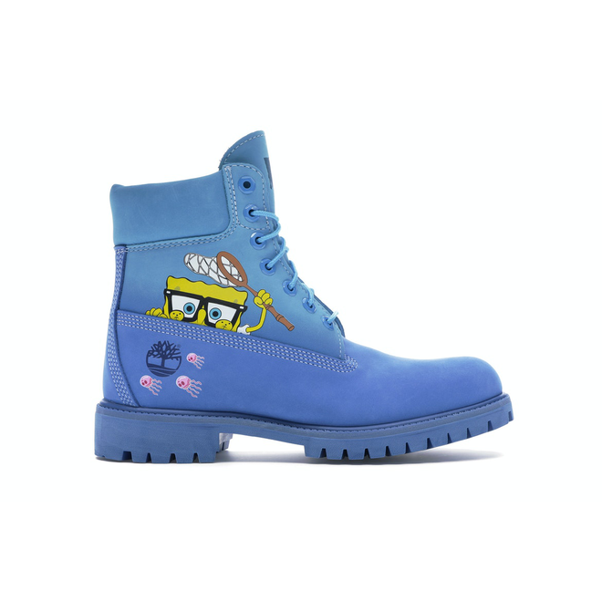 blue spongebob timberland boots