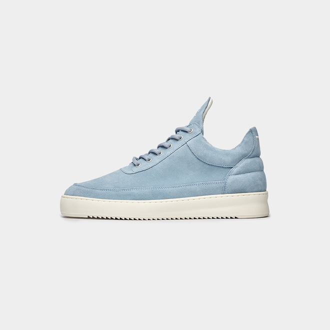 Filling Pieces Low Top Suede Organic Sky