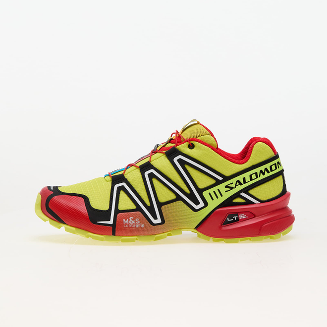 SALOMON スヒトクロス3ハネルスニカ L47493600 SULPHURSPRING Salomon Speedcross 3 