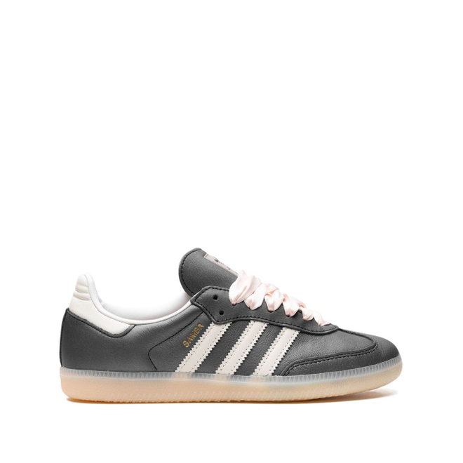 adidas Wmns Samba 'Black Pink Ribbon Laces' | IH8047 | The Drop Date