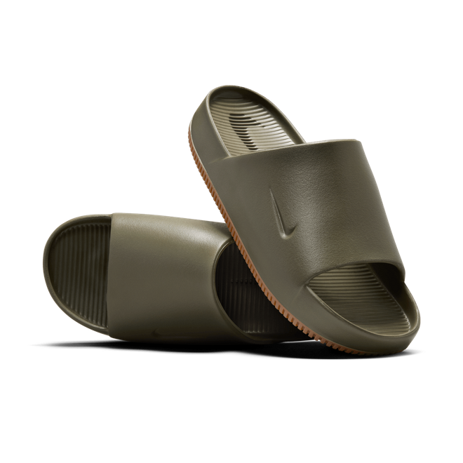 Nike Calm Slide Medium Olive Gum | FD4116-203 | The Drop Date