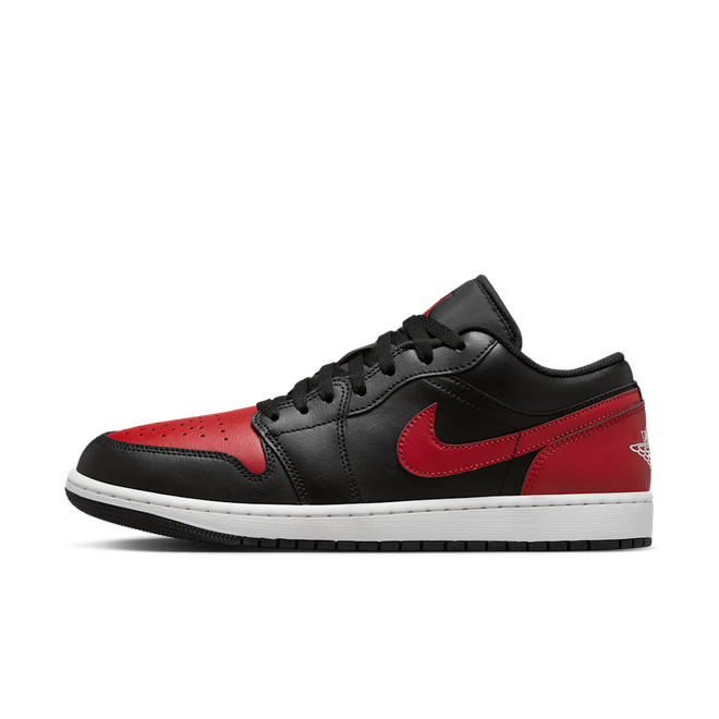 air jordan 1 low black red stockx