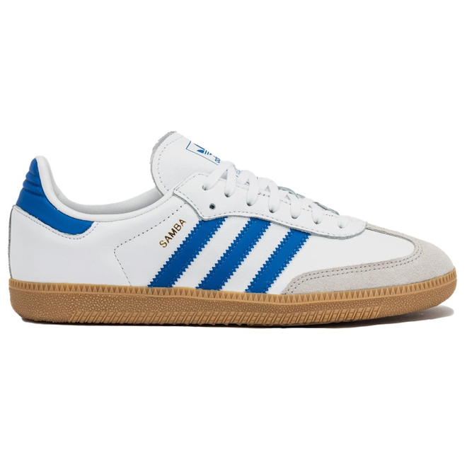adidas Samba OG White Blue (GS) | JP5482 | Sneakerjagers