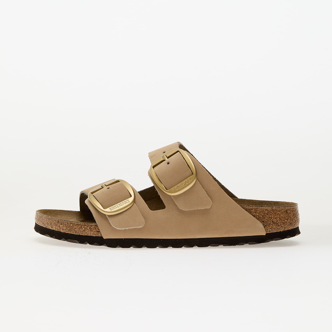 Birkenstock Arizona Big Buckle Nubuk Leather Sandcastle | 1024064