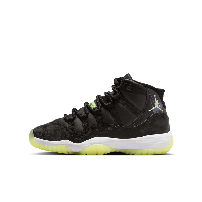 jordan 11 purple and yellow