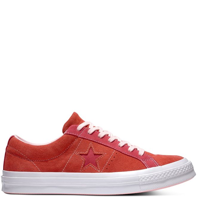 one star carnival suede low top