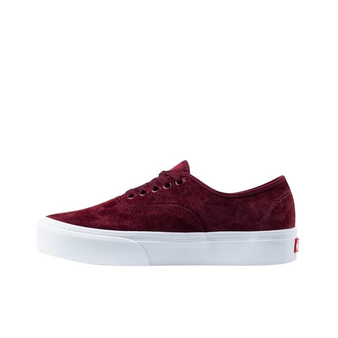 vans authentic platform suede