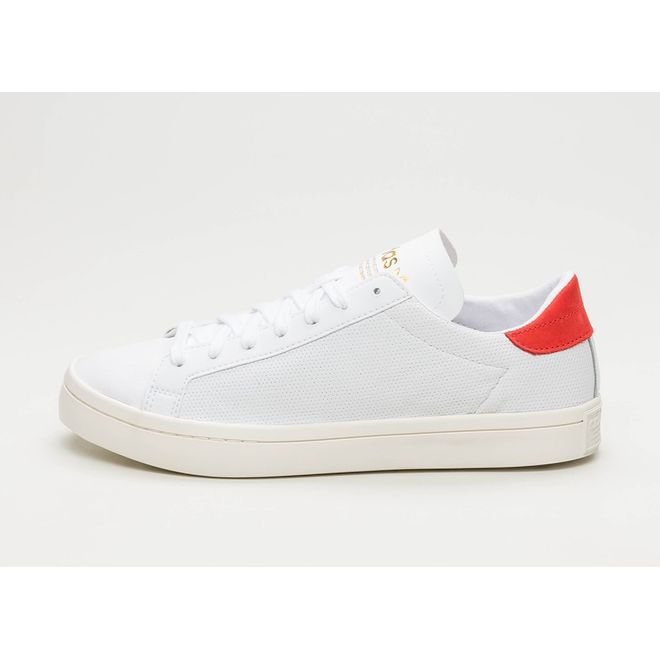 adidas Court Vantage (Ftwr White / Ftwr White / Red Sld) | CQ2566 |  Sneakerjagers